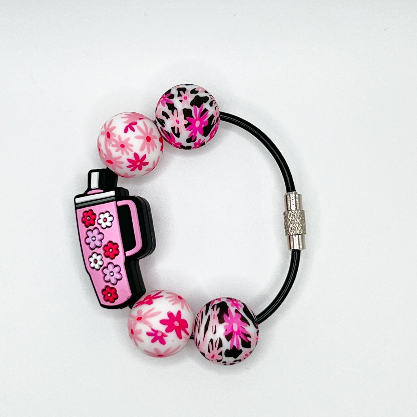 Pink Tumbler Cup Charm